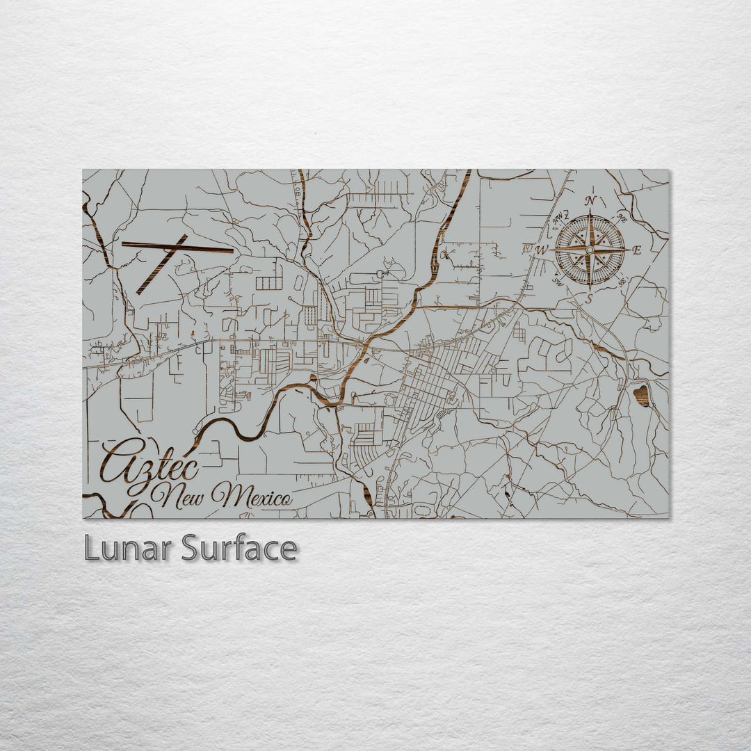 Aztec, New Mexico Street Map