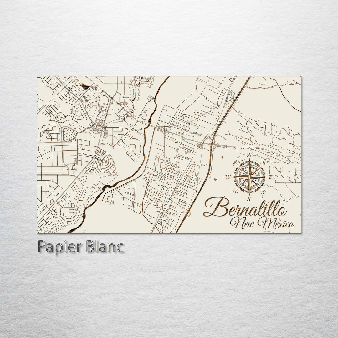 Bernalillo, New Mexico Street Map