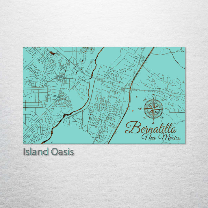 Bernalillo, New Mexico Street Map