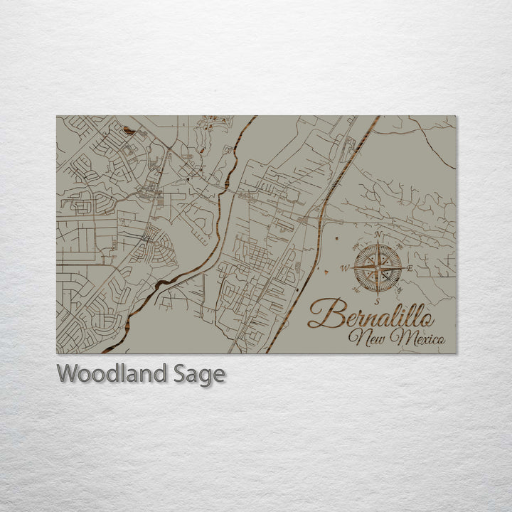 Bernalillo, New Mexico Street Map