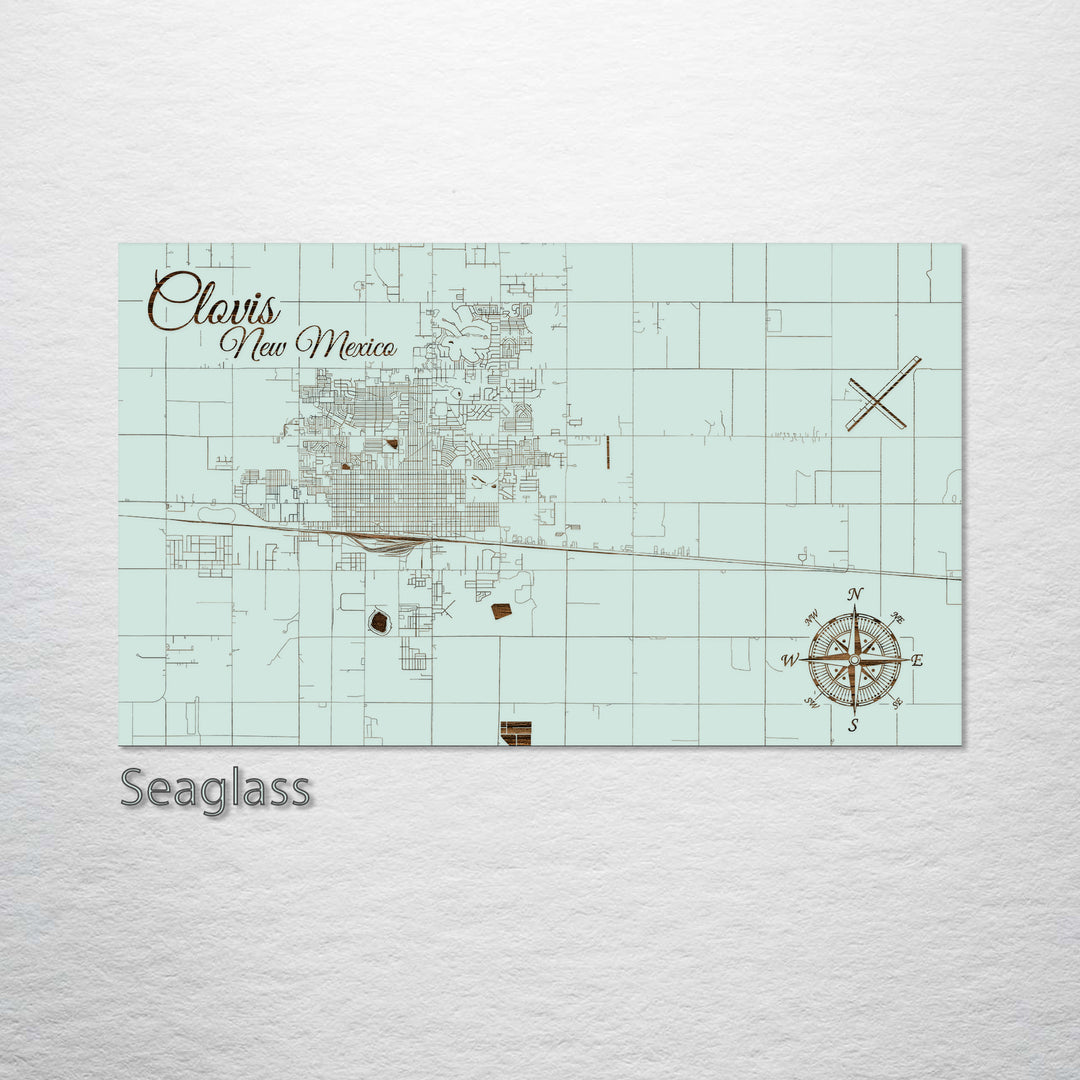 Clovis, New Mexico Street Map