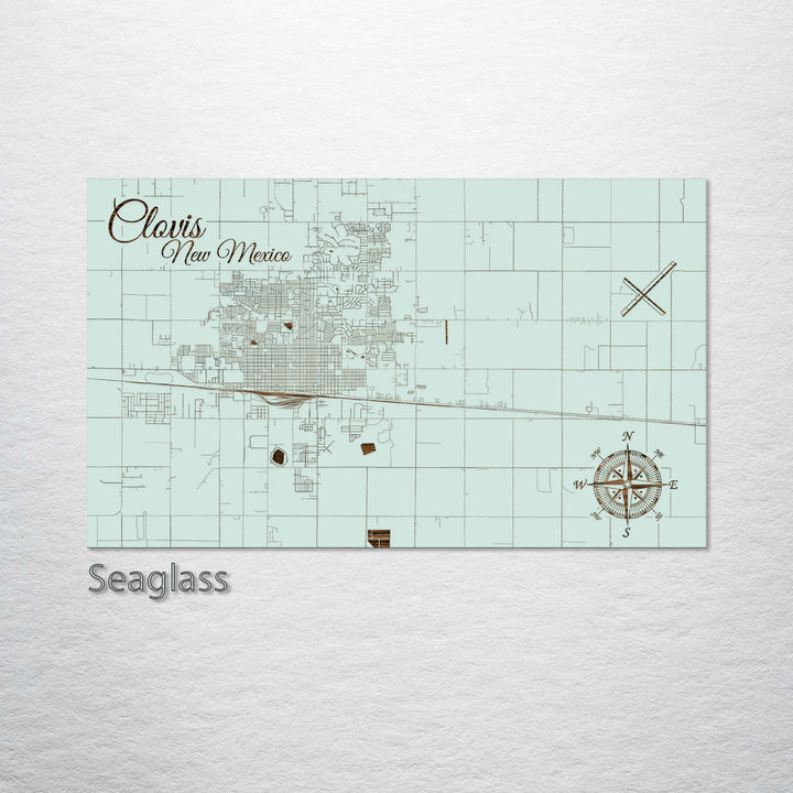 Clovis, New Mexico Street Map