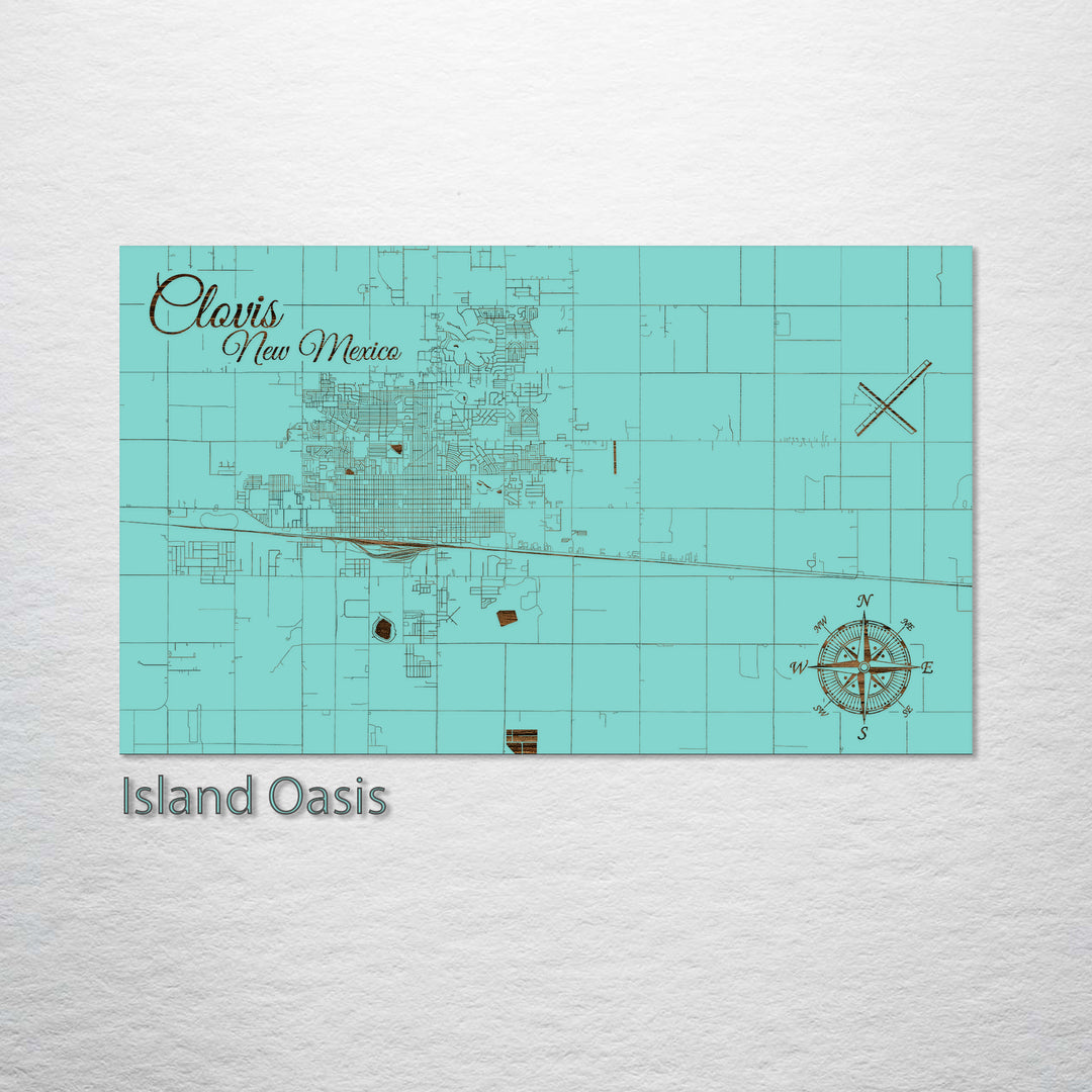 Clovis, New Mexico Street Map