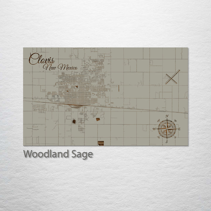 Clovis, New Mexico Street Map