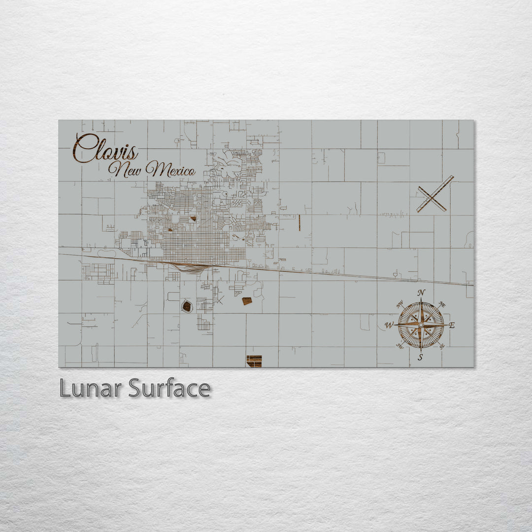 Clovis, New Mexico Street Map