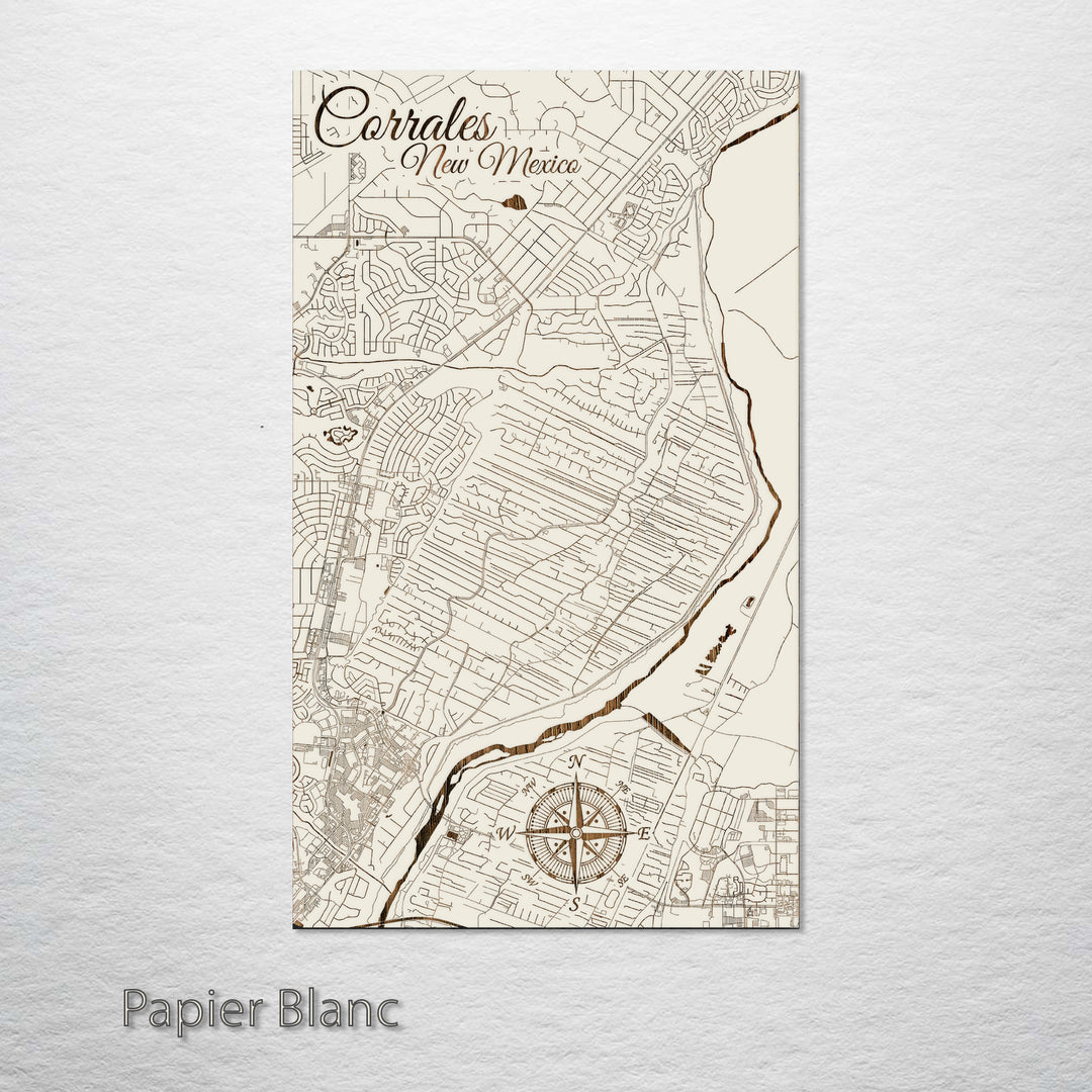 Corrales, New Mexico Street Map