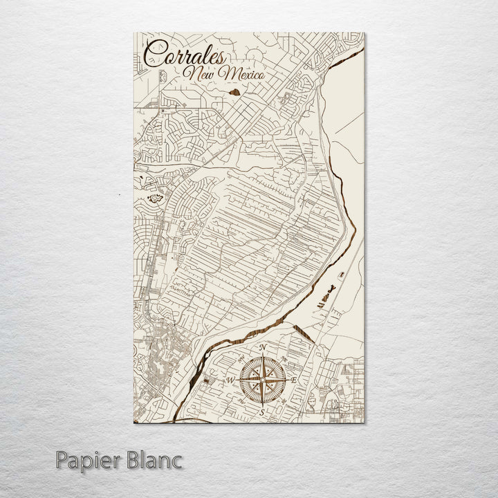 Corrales, New Mexico Street Map