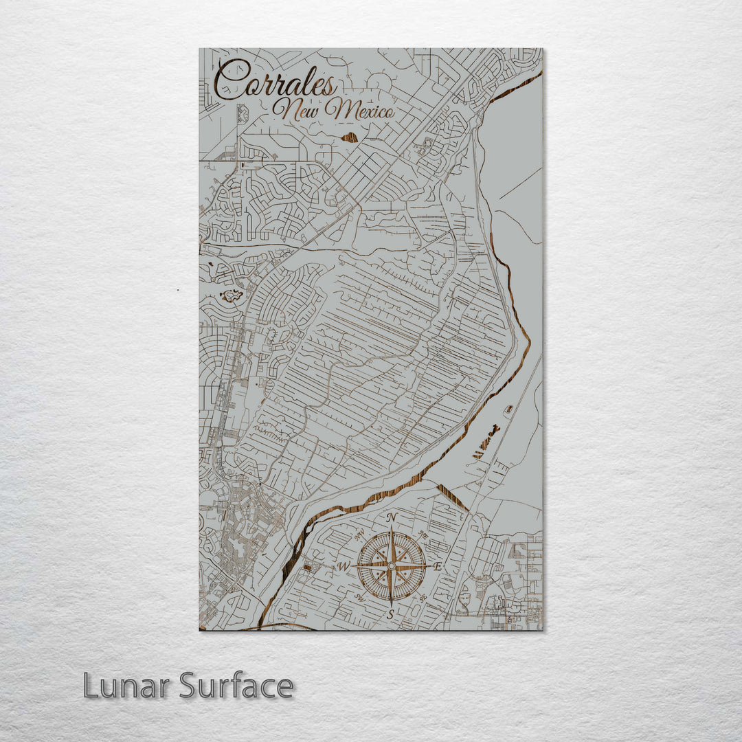 Corrales, New Mexico Street Map