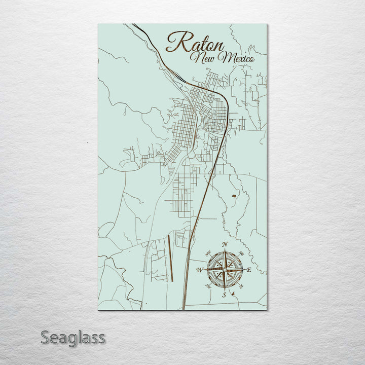 Raton, New Mexico Street Map