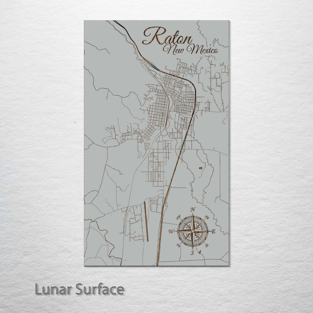 Raton, New Mexico Street Map