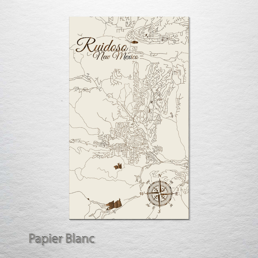 Ruidoso, New Mexico Street Map