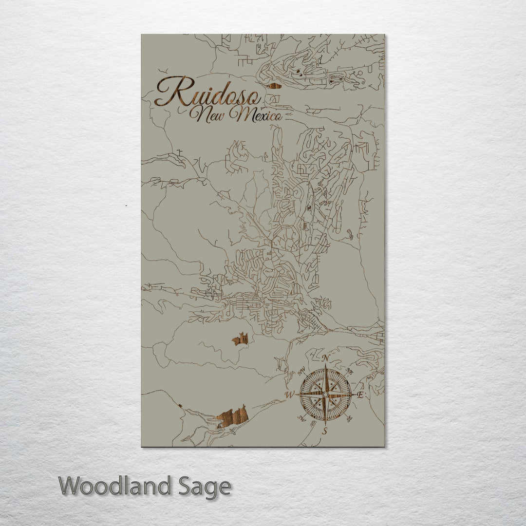 Ruidoso, New Mexico Street Map