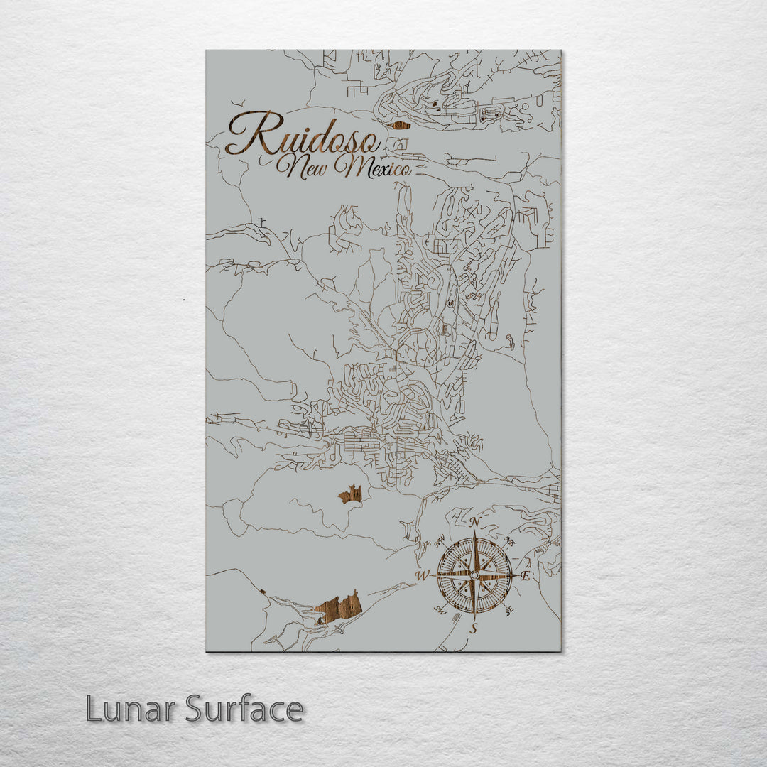 Ruidoso, New Mexico Street Map