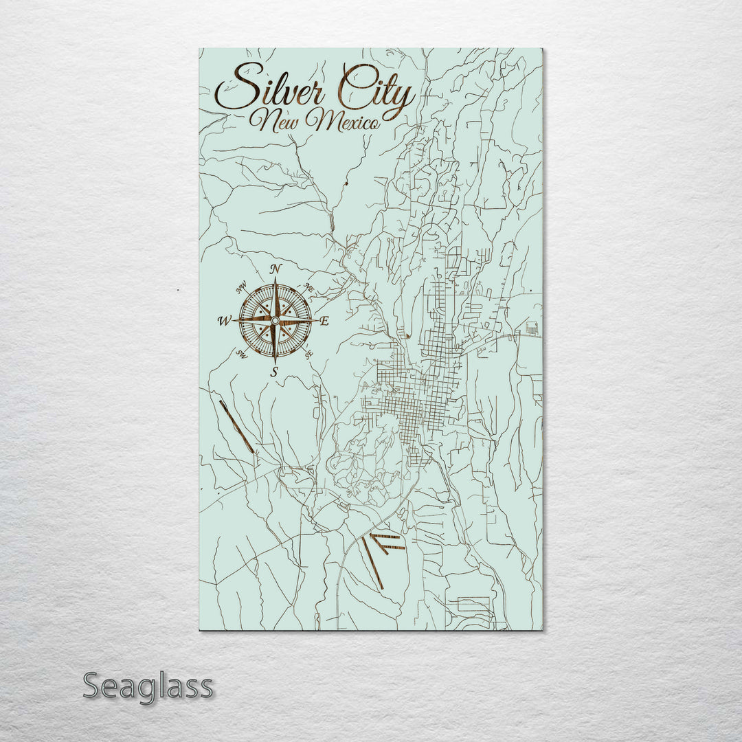 Silver City, New Mexico Street Map