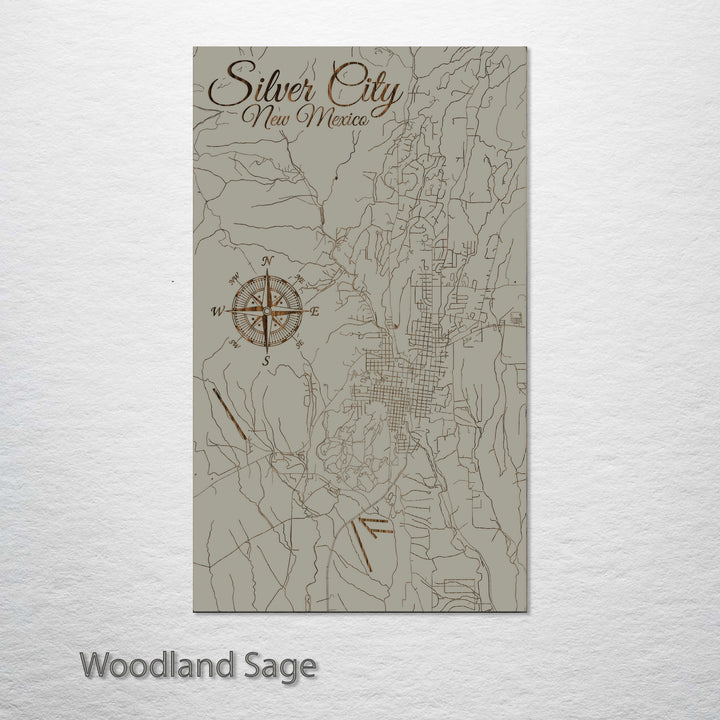 Silver City, New Mexico Street Map