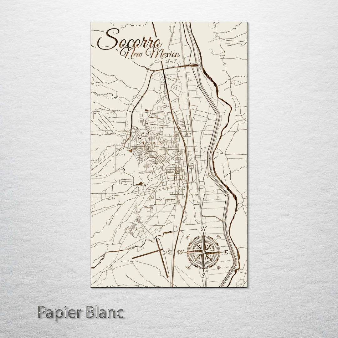 Socorro, New Mexico Street Map