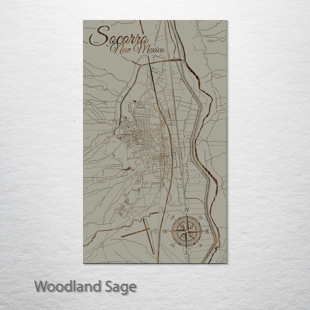 Socorro, New Mexico Street Map