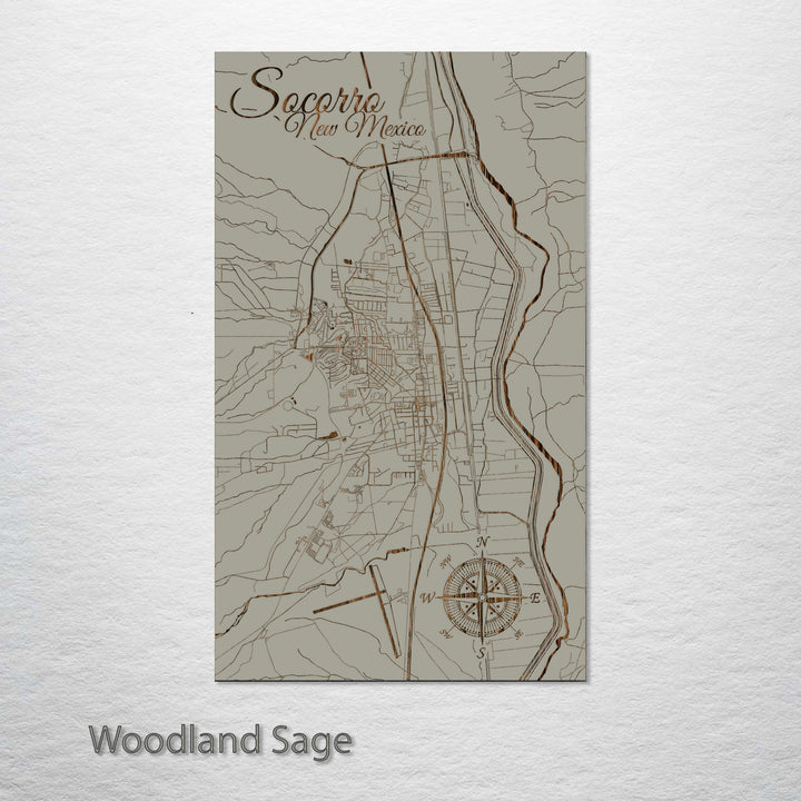 Socorro, New Mexico Street Map