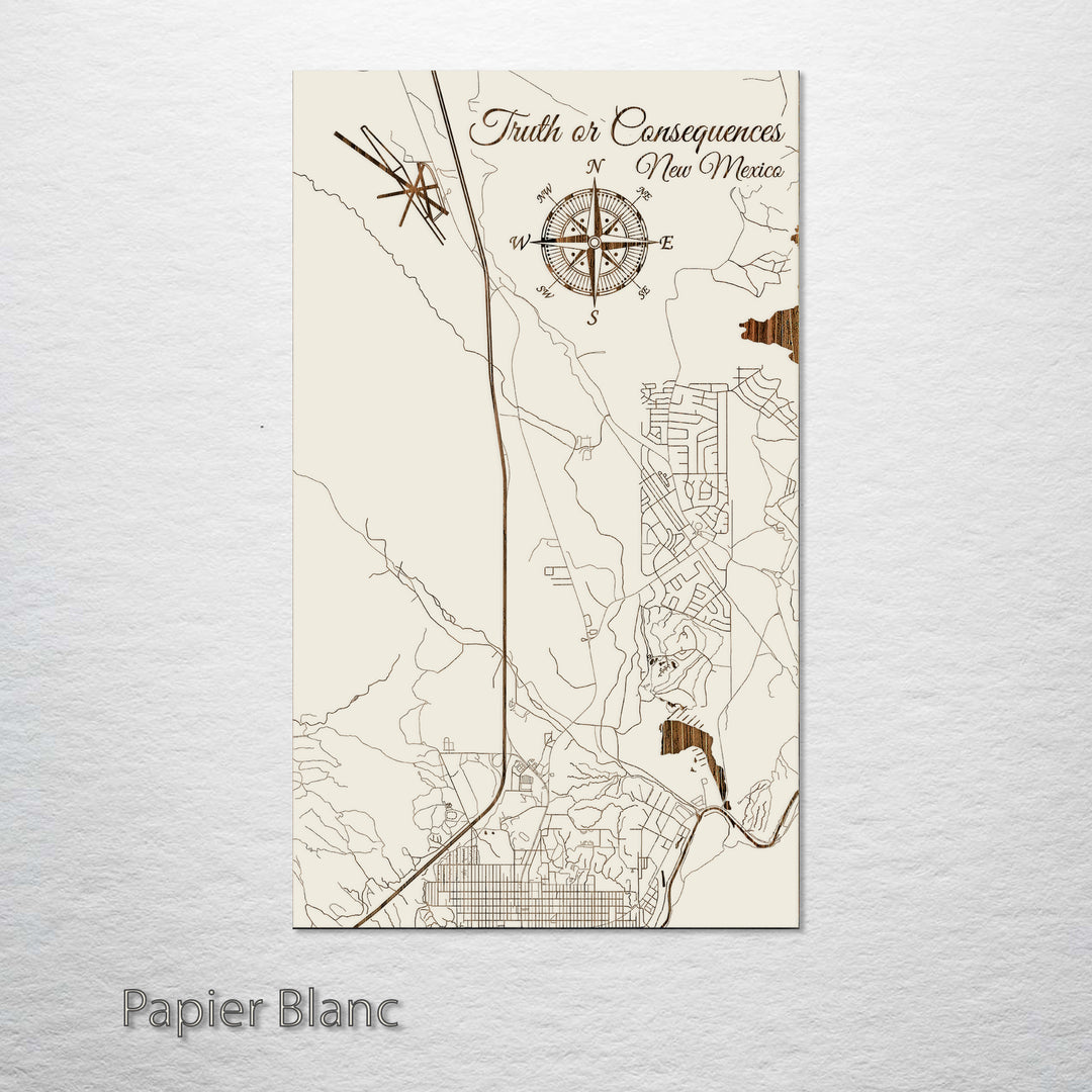 Truth or Consequences, New Mexico Street Map