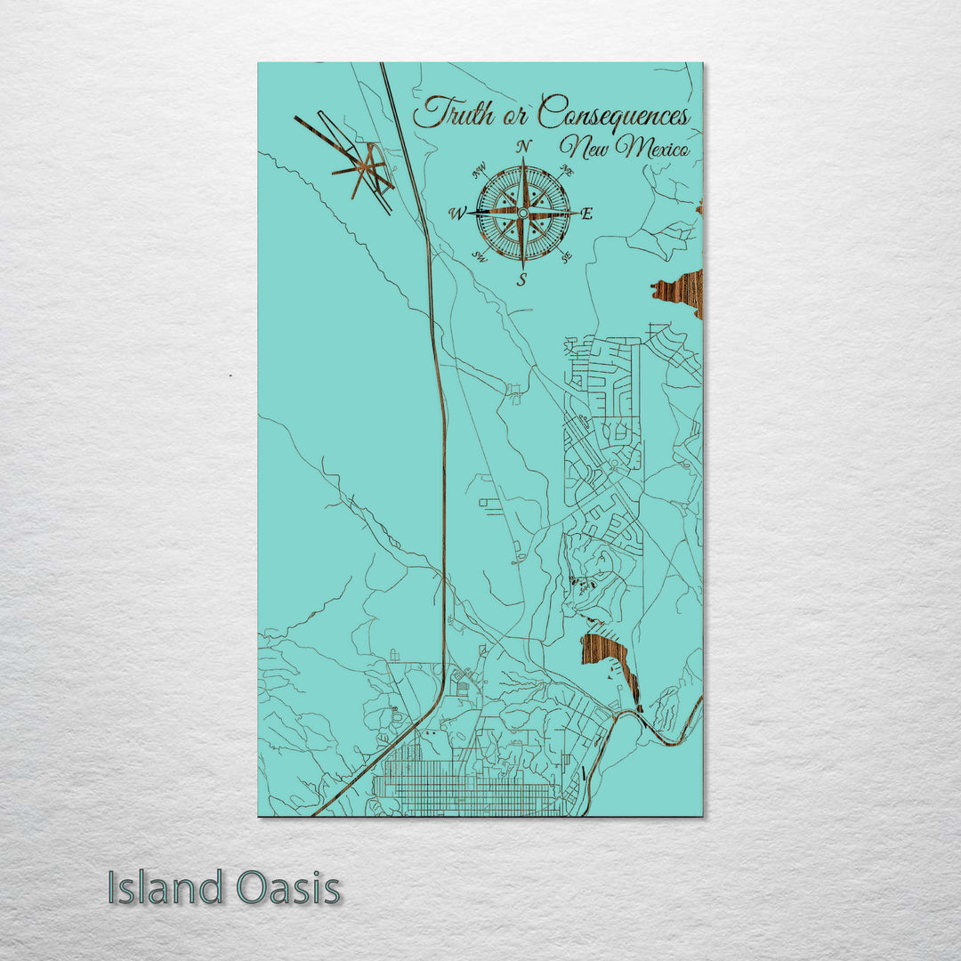 Truth or Consequences, New Mexico Street Map