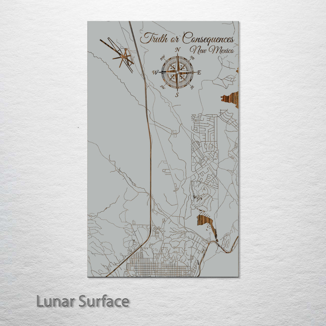 Truth or Consequences, New Mexico Street Map