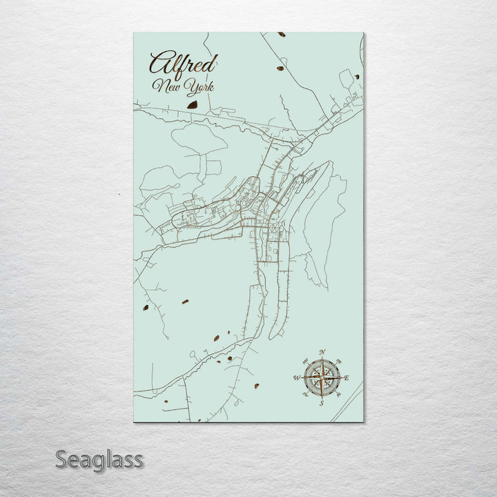 Alfred, New York Street Map