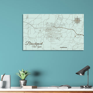 Brockport, New York Street Map