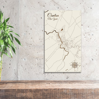 Canton, New York Street Map
