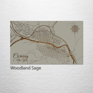 Corning, New York Street Map