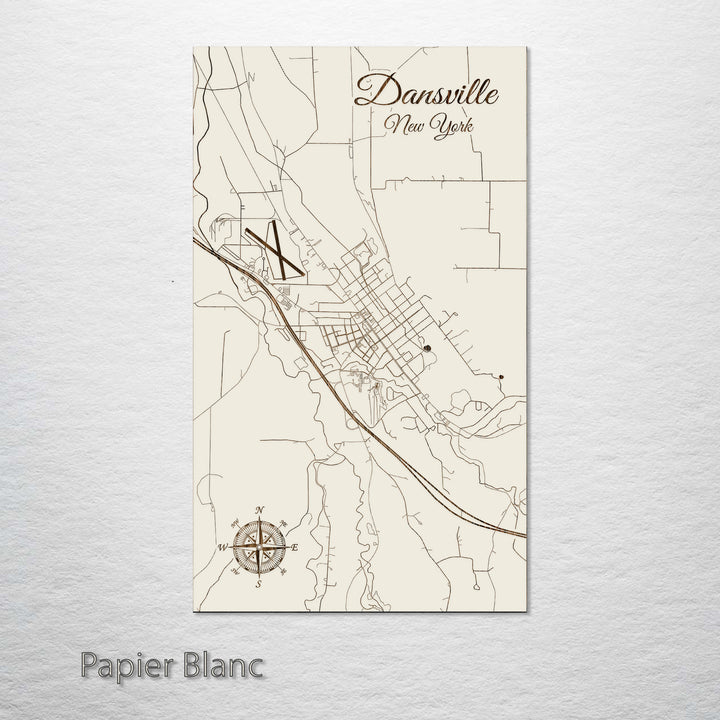 Dansville, New York Street Map