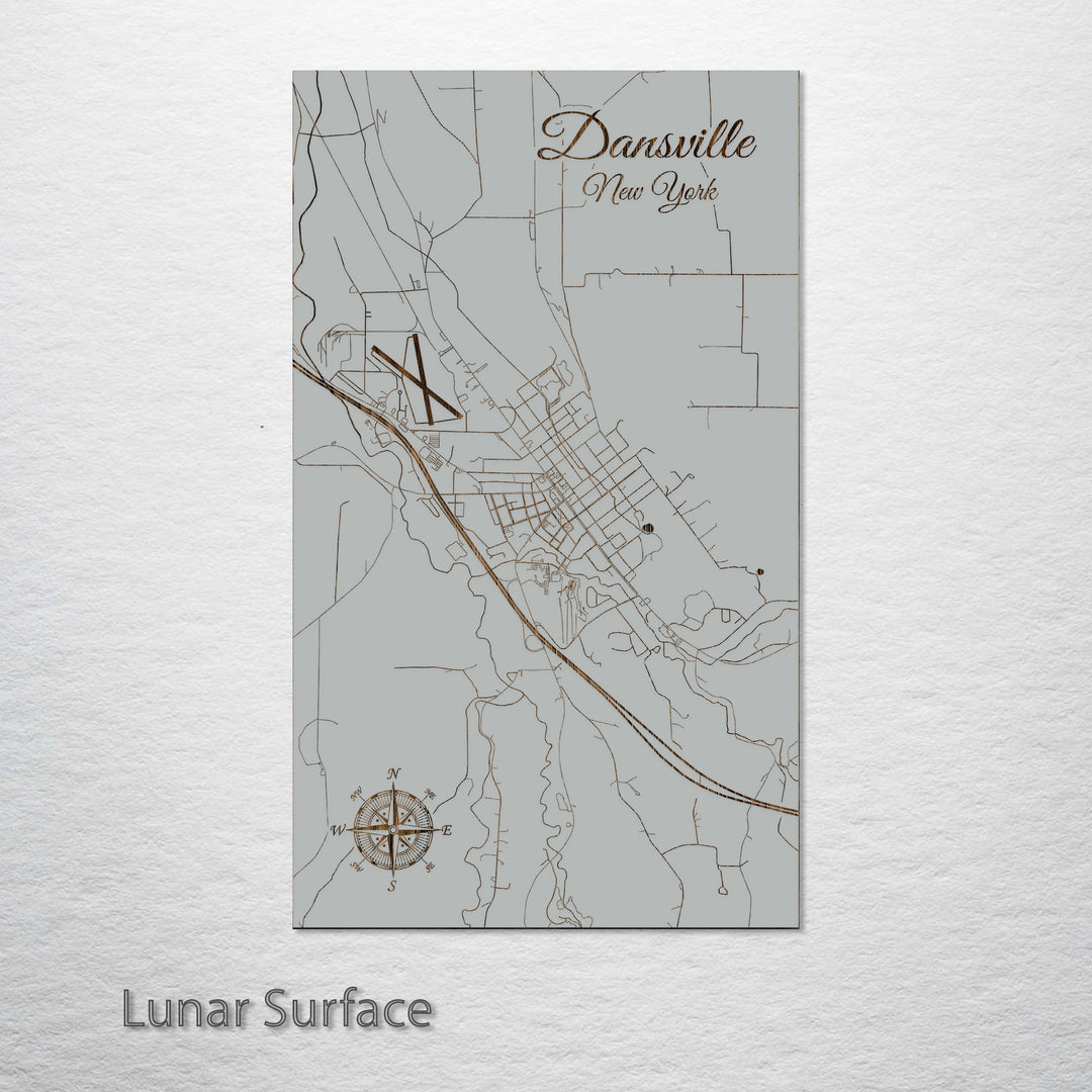 Dansville, New York Street Map
