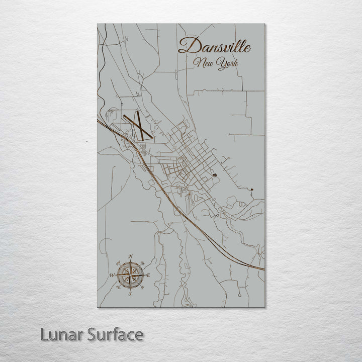 Dansville, New York Street Map