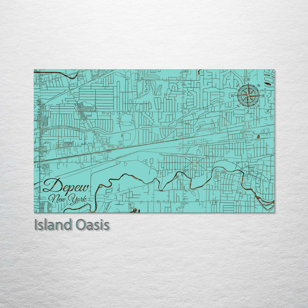 Depew, New York Street Map