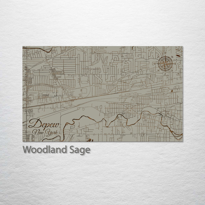 Depew, New York Street Map