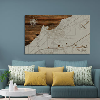 Dunkirk, New York Street Map
