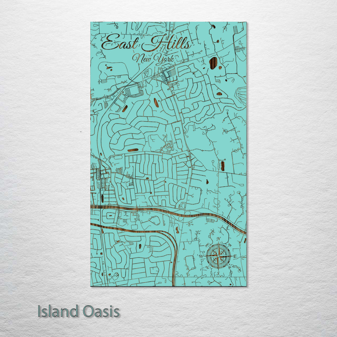 East Hills, New York Street Map