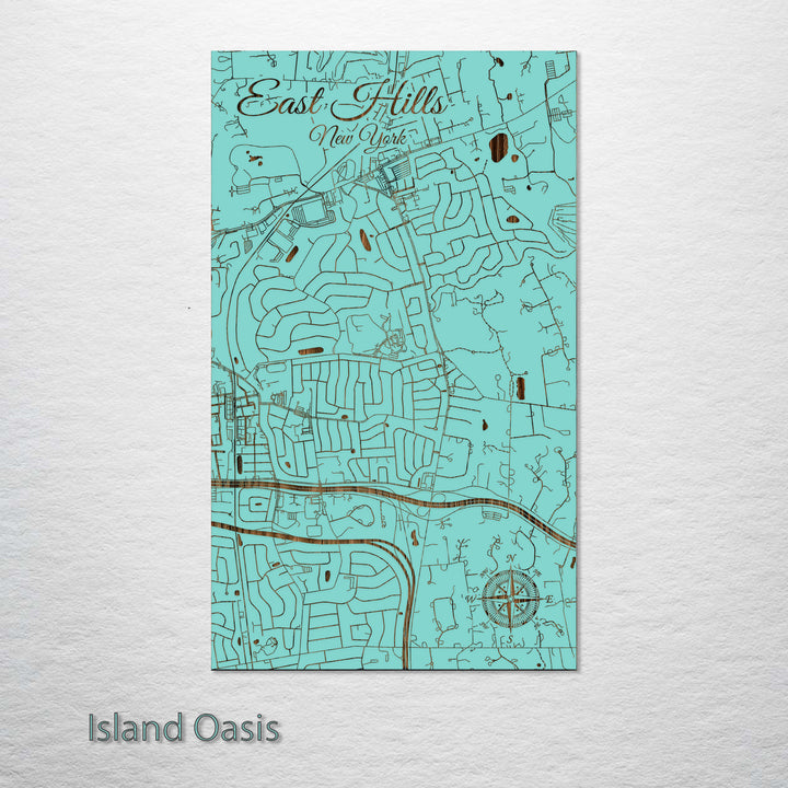 East Hills, New York Street Map