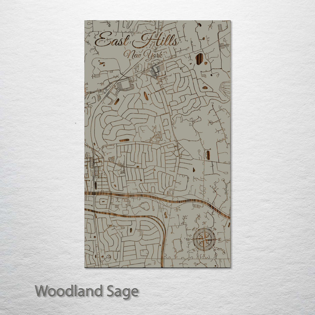 East Hills, New York Street Map