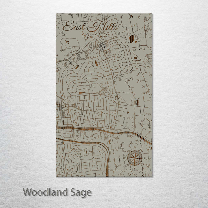 East Hills, New York Street Map