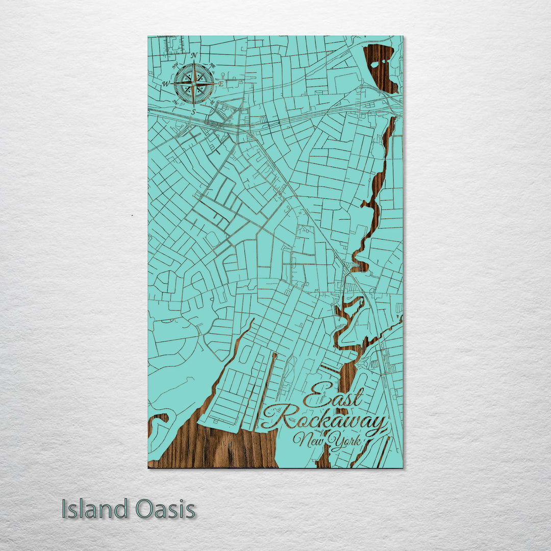 East Rockaway, New York Street Map