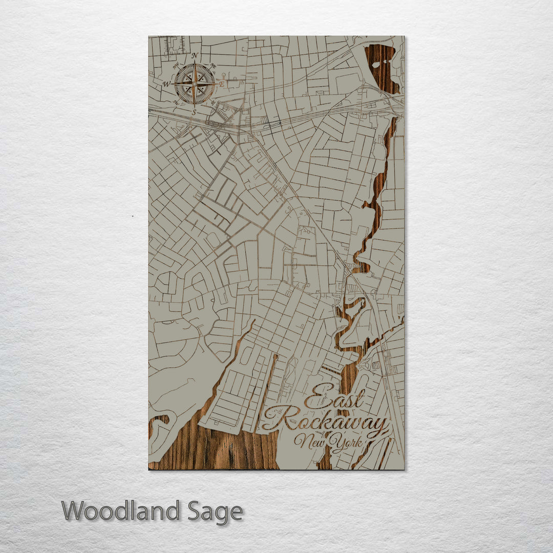 East Rockaway, New York Street Map