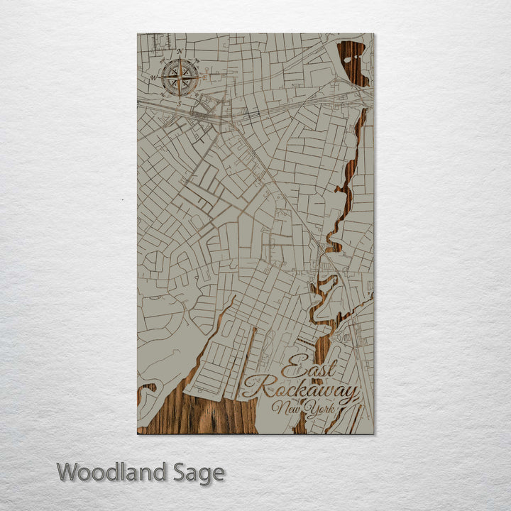 East Rockaway, New York Street Map