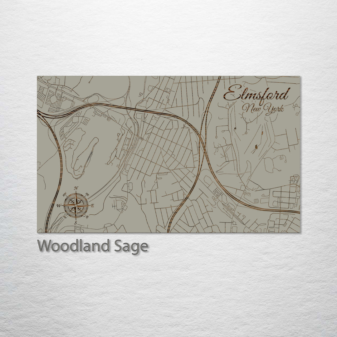 Elmsford, New York Street Map