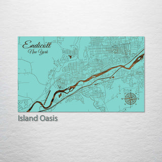 Endicott, New York Street Map
