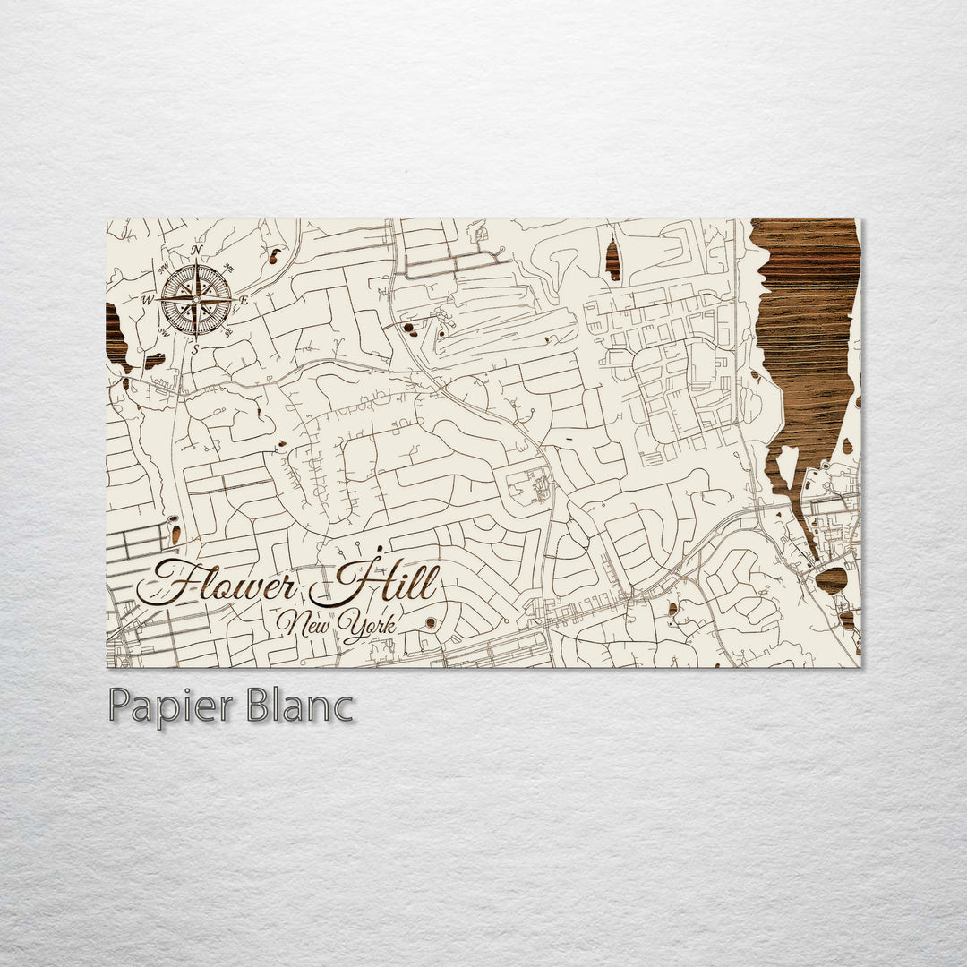 Flower Hill, New York Street Map