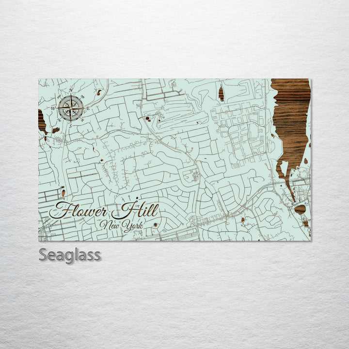 Flower Hill, New York Street Map