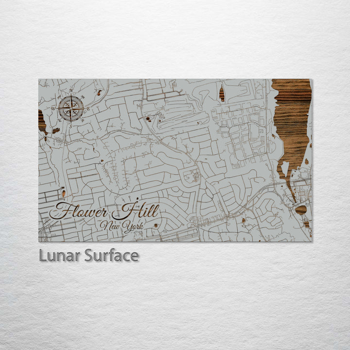 Flower Hill, New York Street Map