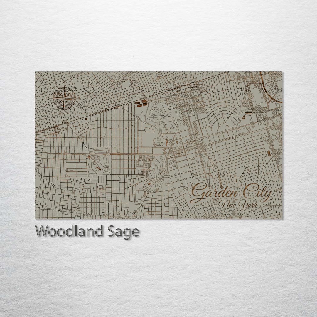 Garden City, New York Street Map