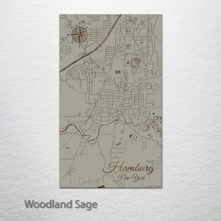 Hamburg, New York Street Map