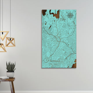 Harrison, New York Street Map